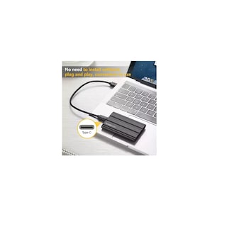 Foto 2 | Disco Duro Ssd 2tb 2000gb Sólido Mini Portátil Externo Eo Safe Imports Esi-15082 Negro