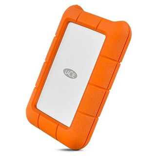 Foto 2 | Disco Duro Externo Lacie Rugged Usb-c 2.5'', 4tb, Usb-c 3.0, Naranja/plata, A Prueba De Agua, Polvo Y Golpes - Para Ma