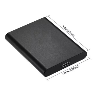 Foto 2 | Disco Portátil Duro Externo Alta Velocidad Ssd 2tb Eo Safe Imports Esi-15381 Negro