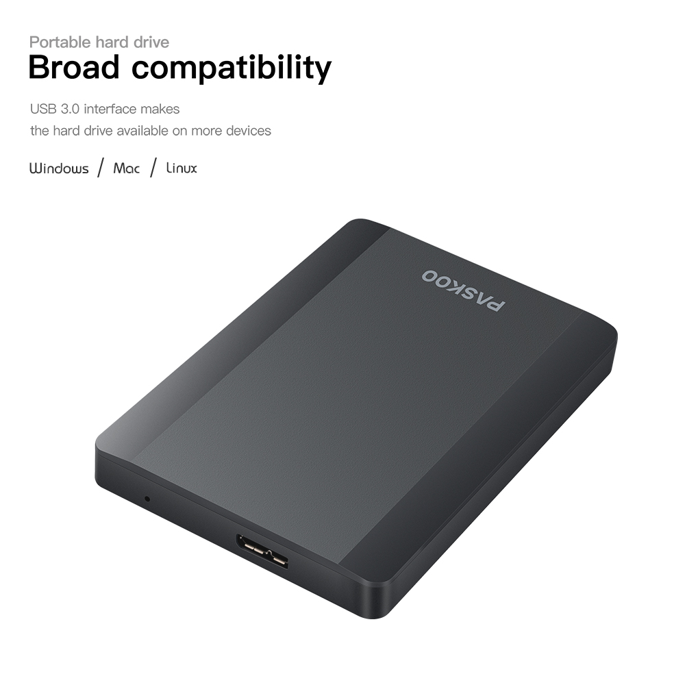 Foto 2 | Disco Duro Externo Portátil Paskoo 1tb Usb 3.0 - Venta Internacional.