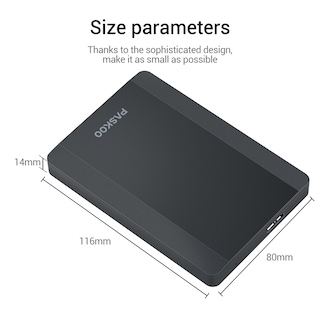 Foto 3 | Disco Duro Externo Portátil Paskoo 1tb Usb 3.0 - Venta Internacional.