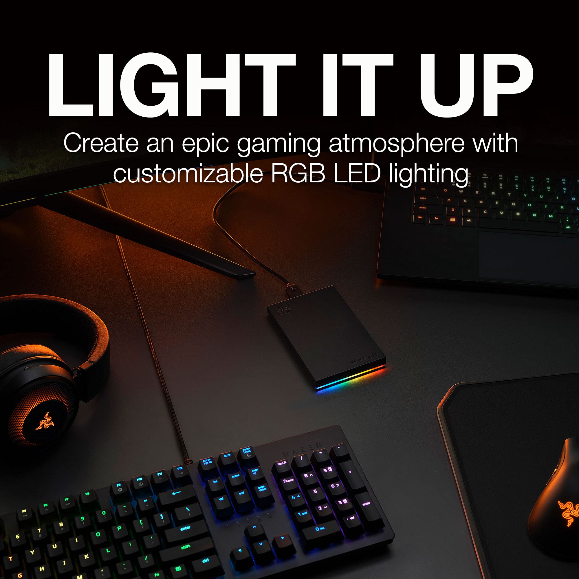 Foto 3 | Disco Duro Externo Seagate Firecuda Gaming De 1 Tb Usb 3.2 Gen 1 - Venta Internacional.
