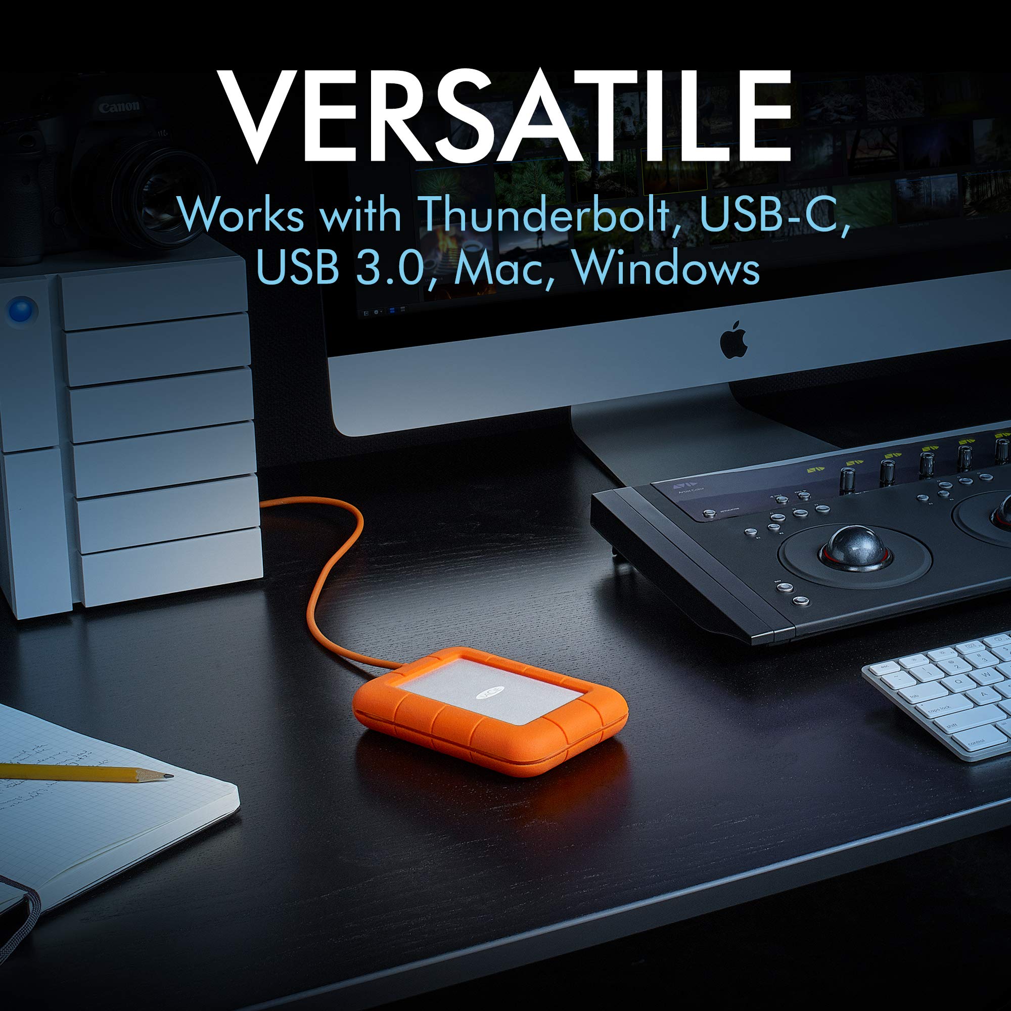 Foto 5 pulgar | Disco Duro Externo Lacie Rugged Mini De 2 Tb Usb 3.0/2.0 Naranja - Venta Internacional.