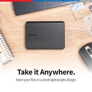 Foto 4 | Disco Duro Externo Portátil Toshiba Canvio Basics 1 TB - Venta Internacional