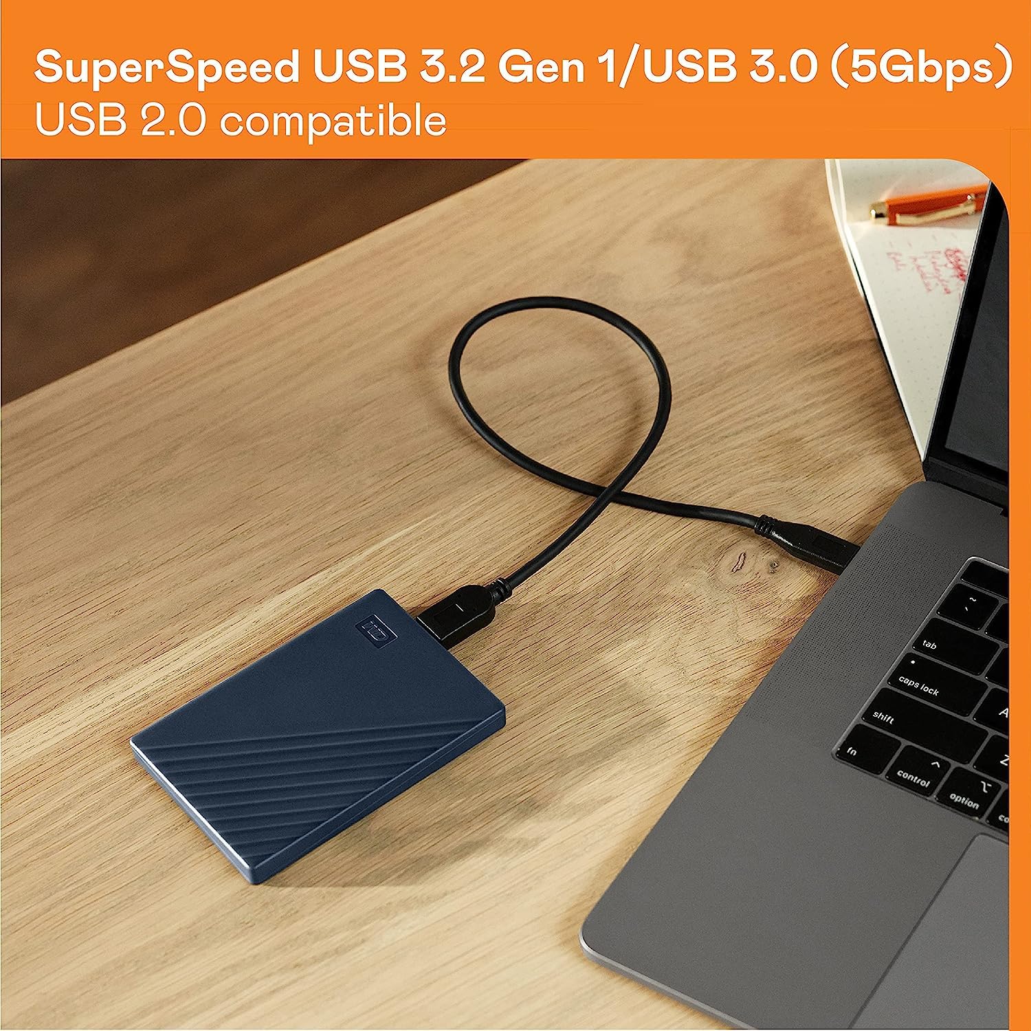 Foto 7 pulgar | Disco Duro Externo Wd My Passport Para Mac 2tb Navy - Venta Internacional.