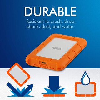 Foto 3 | Disco Duro Externo Lacie Rugged Usb-c De 2 Tb - Venta Internacional