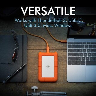 Foto 4 | Disco Duro Externo Lacie Rugged Usb-c De 2 Tb - Venta Internacional