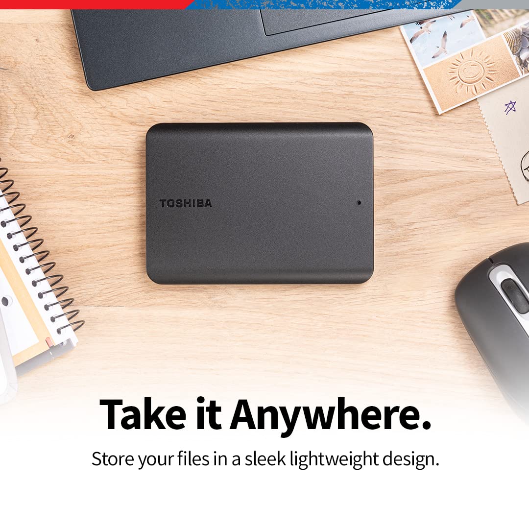 Foto 5 pulgar | Disco Duro Externo Portátil Toshiba Canvio Basics 4 TB - Venta Internacional