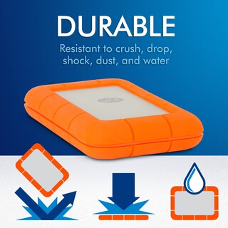 Foto 3 | Disco Duro Externo Portátil Lacie Rugged Usb-c De 4 Tb - Venta Internacional