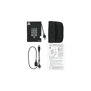 Foto 4 | Disco Duro Apricorn Aegis Padlock Fortress de 2 TB USB 3.0 2.5 Pulgadas - Venta Internacional