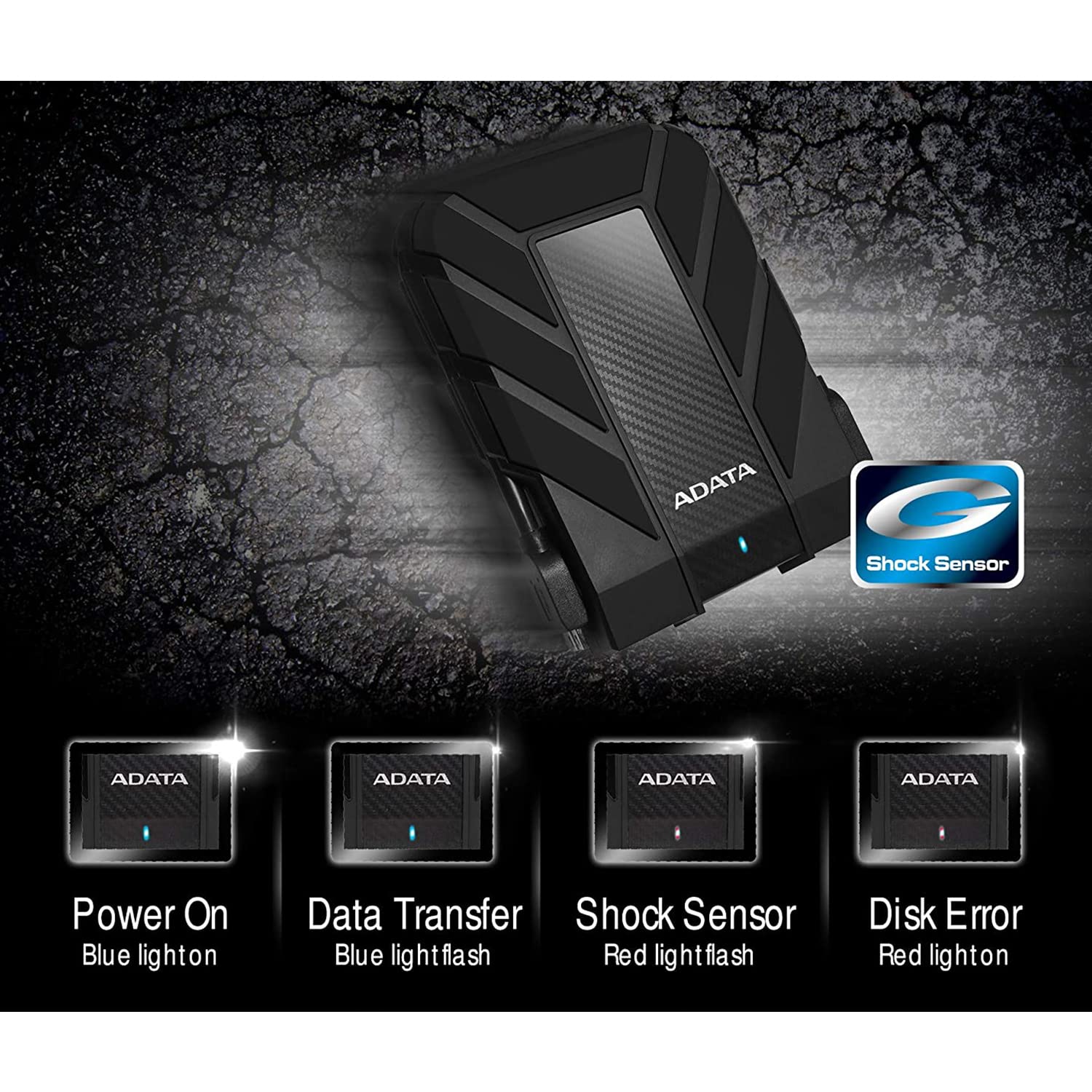 Foto 6 pulgar | Disco Duro Externo Adata Hd710 Pro 2tb Usb 3.1 Ip68 2m - Venta Internacional.