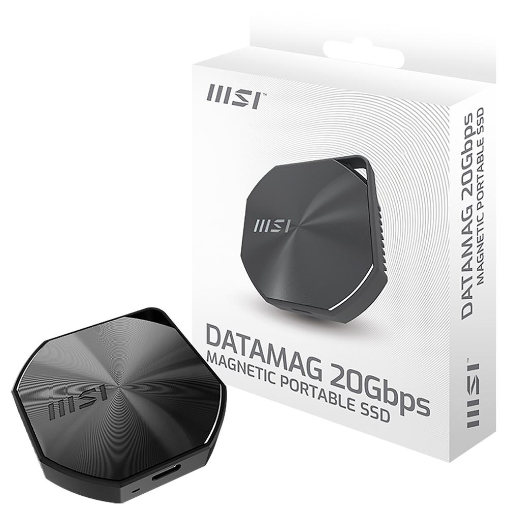 Foto 1 | Unidad De Estado Solido Ssd Externo 2tb Msi Datamag 20gbps Usb-c 1600/1500 Mb/s