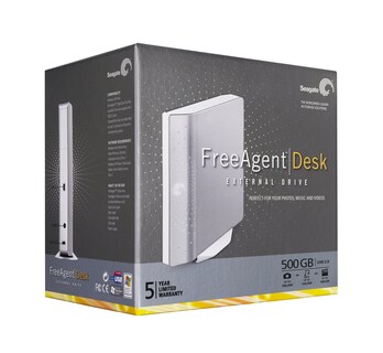 Foto 4 | Disco Duro Externo Seagate Freeagent Desk 500 GB Silver - Venta Internacional