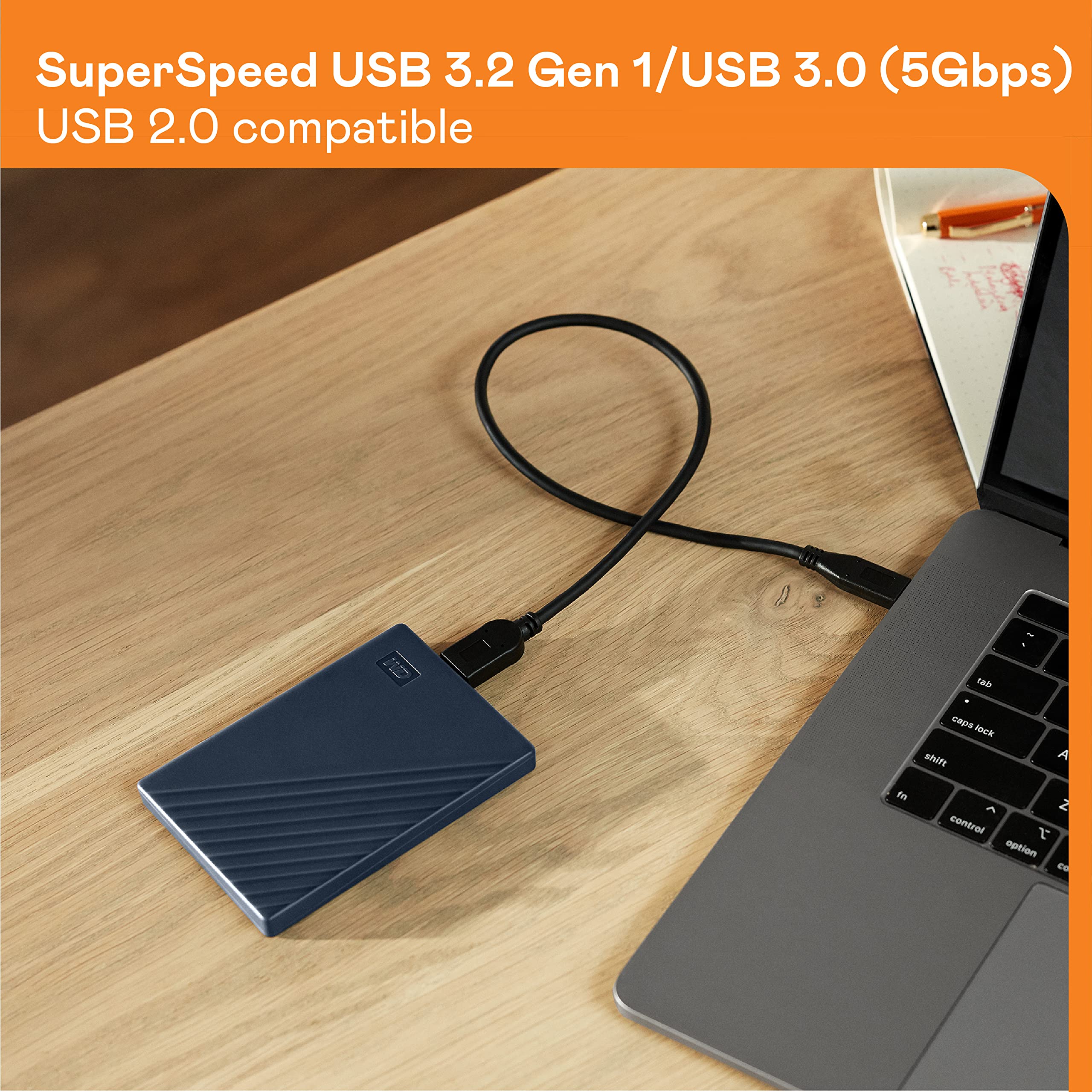 Foto 7 pulgar | Disco Duro Externo Wd My Passport Para Mac 5tb Navy - Venta Internacional.