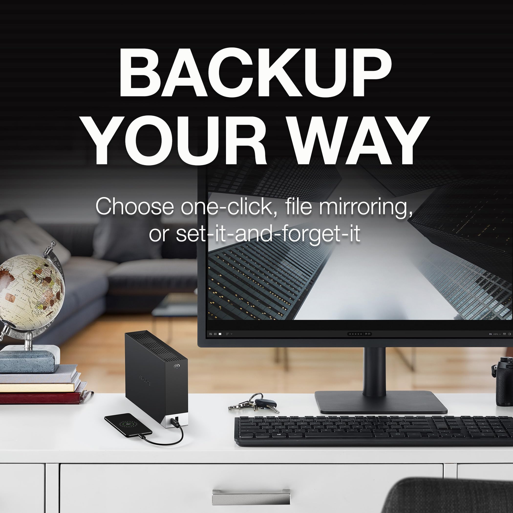 Foto 3 | Disco Duro Externo Seagate One Touch Hub 6tb Usb-c/3.0 - Venta Internacional.