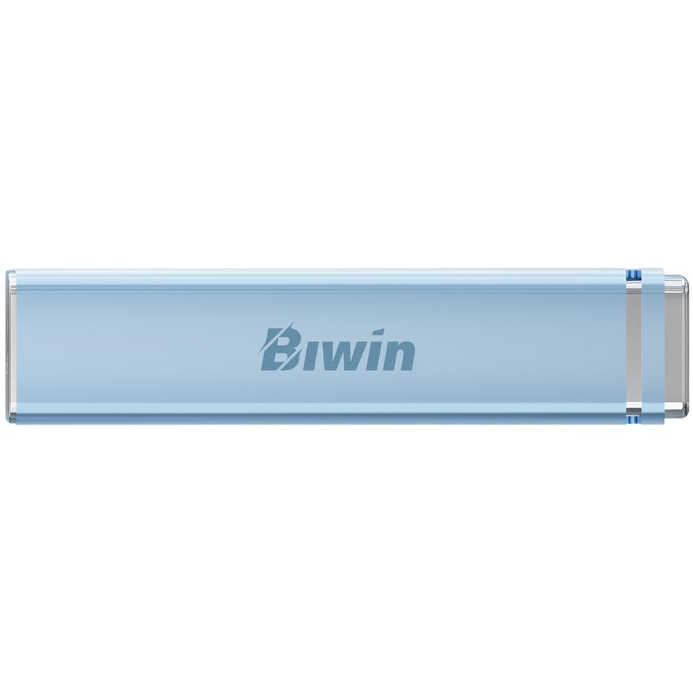 Foto 2 pulgar | Unidad De Estado Solido Ssd Externo 2tb Biwin Pd2000 Usb-c 3.2 2050/1800 Mb/s Azul