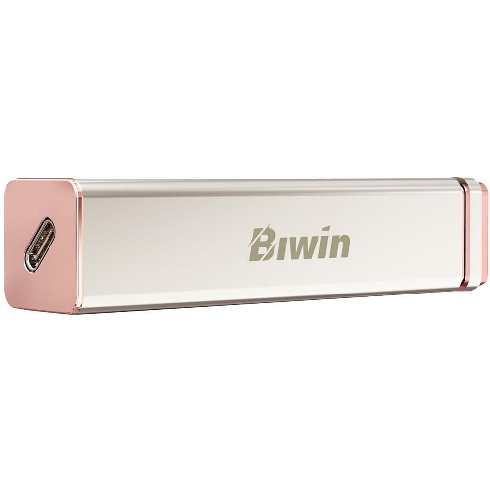 Foto 3 pulgar | Unidad De Estado Solido Ssd Externo 1tb Biwin Pd2000 Usb-c 3.2 2050/1800 Mb/s Dorado