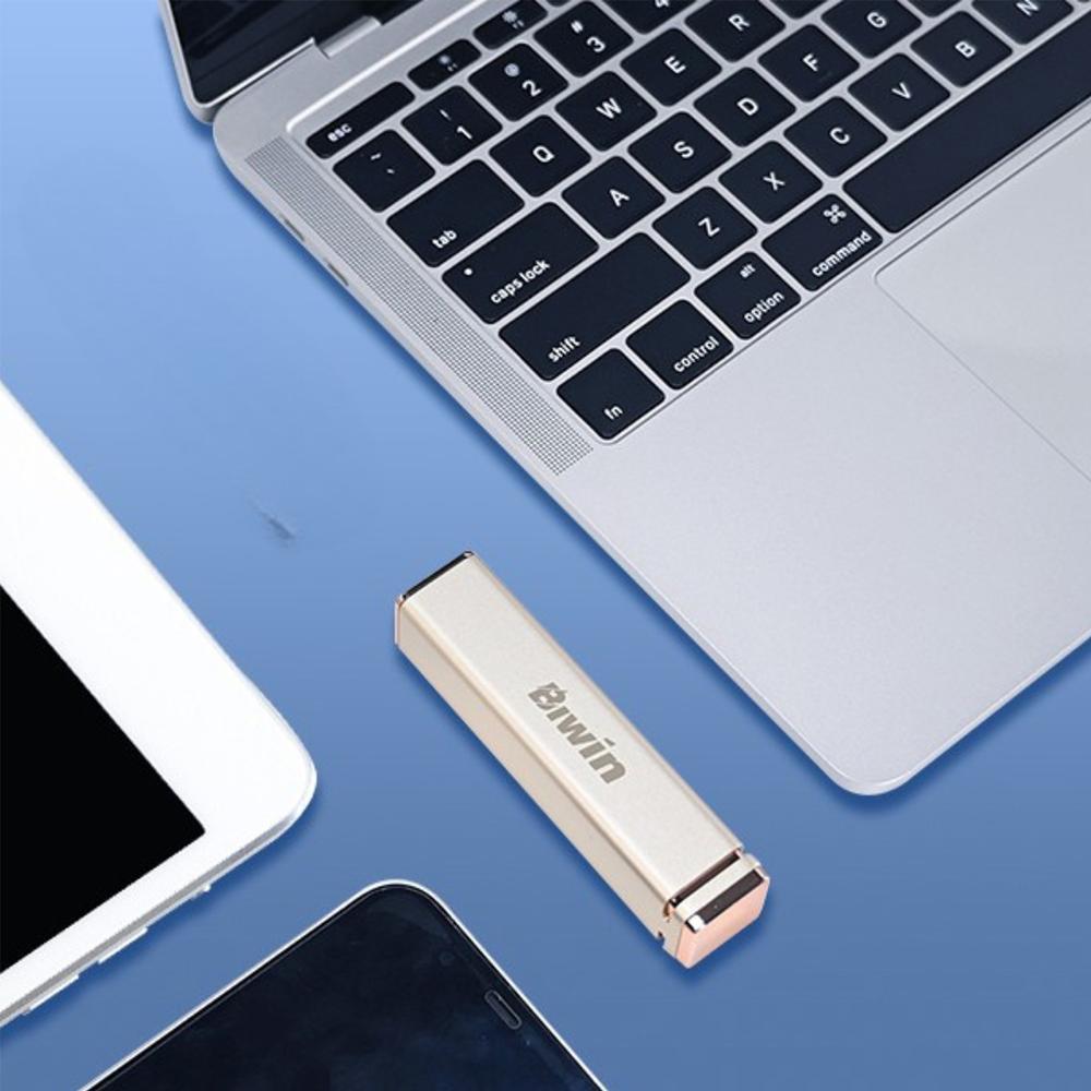 Foto 5 pulgar | Unidad De Estado Solido Ssd Externo 1tb Biwin Pd2000 Usb-c 3.2 2050/1800 Mb/s Dorado