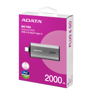 Foto 8 | Ssd Externo Adata Sc750 2tb Negro Usb-c 3.2 Gen2 Sc750-2000g-ccbk