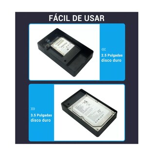 Foto 3 | Carcasa Disco Duro Usb 3.0 Lab.g Sata Case 3.5 Y 2.5 Hdd Ssd Negro