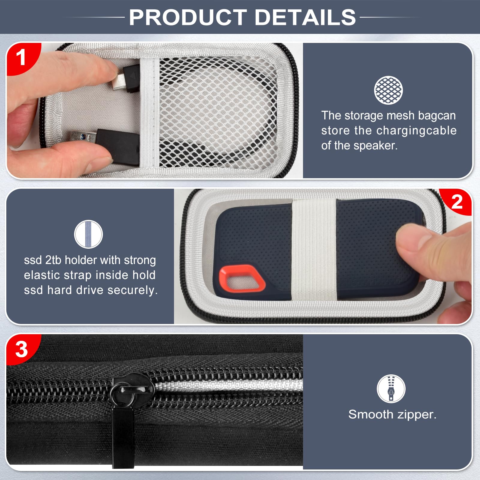 Foto 3 pulgar | Funda Paiyule para Memoria Portátil Externa-Venta Internacional