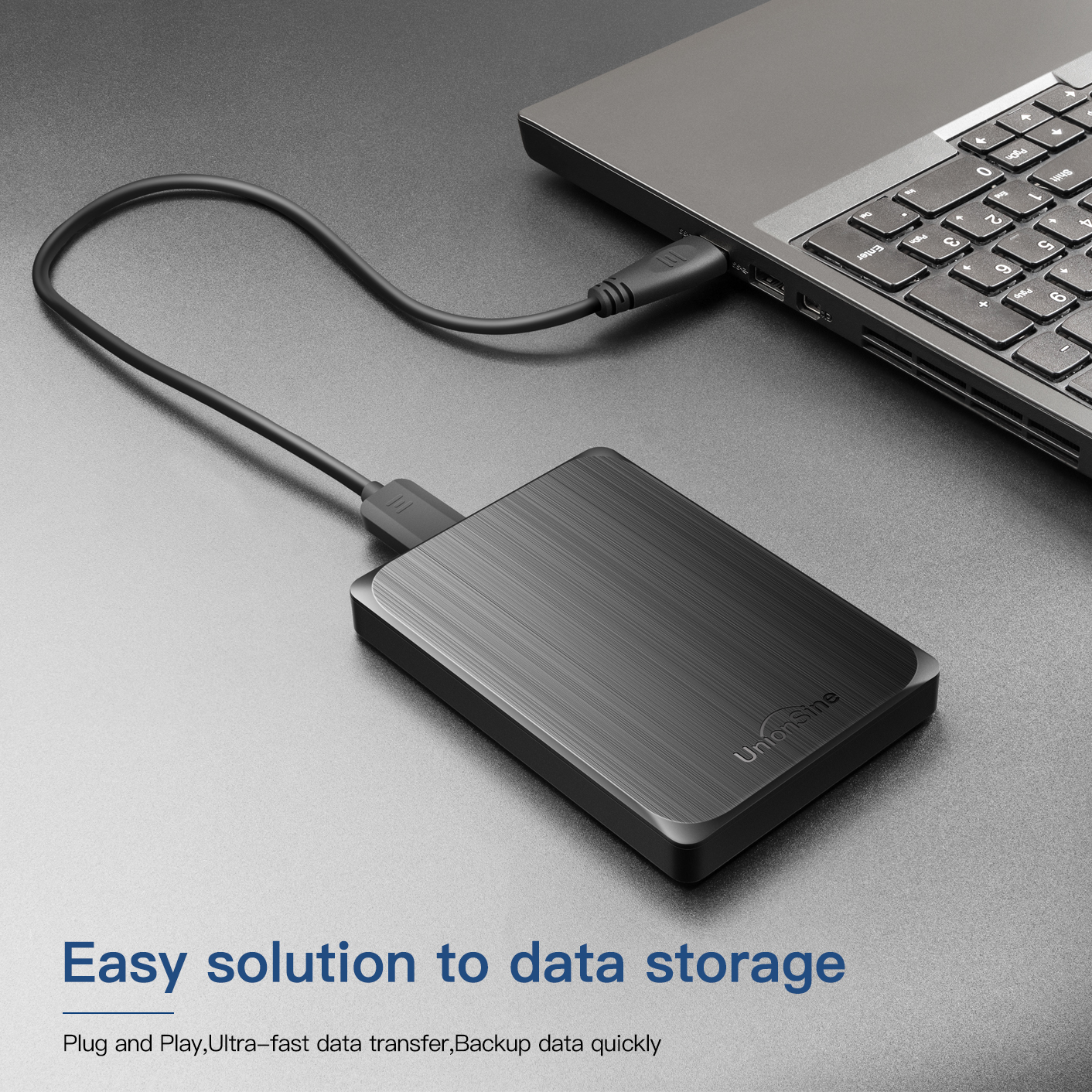 Foto 2 | UnionSine HD2512 - Disco duro externo USB3.0 portátil de almacenamiento HDD