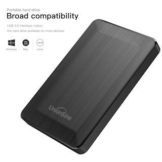 Foto 2 | Portable External HDD UnionSine 250gb Usb 3.0 Transfer 5gbps
