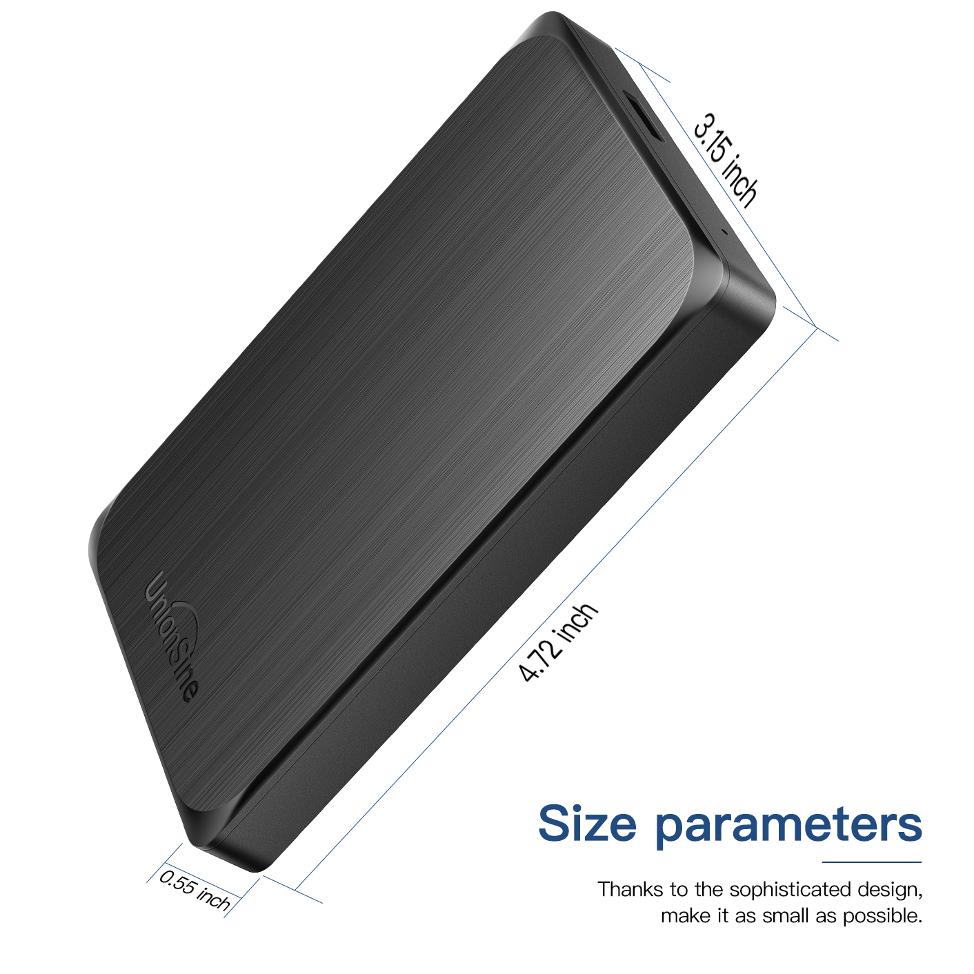 Foto 6 pulgar | Unionsine Portable External Hdd Unionsine 500gb Usb 3.0