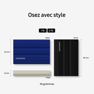Foto 7 | Ssd Externo Samsung T7 Shield De 1 Tb Usb 3.2 Con 1050 Mb/s - Venta Internacional.