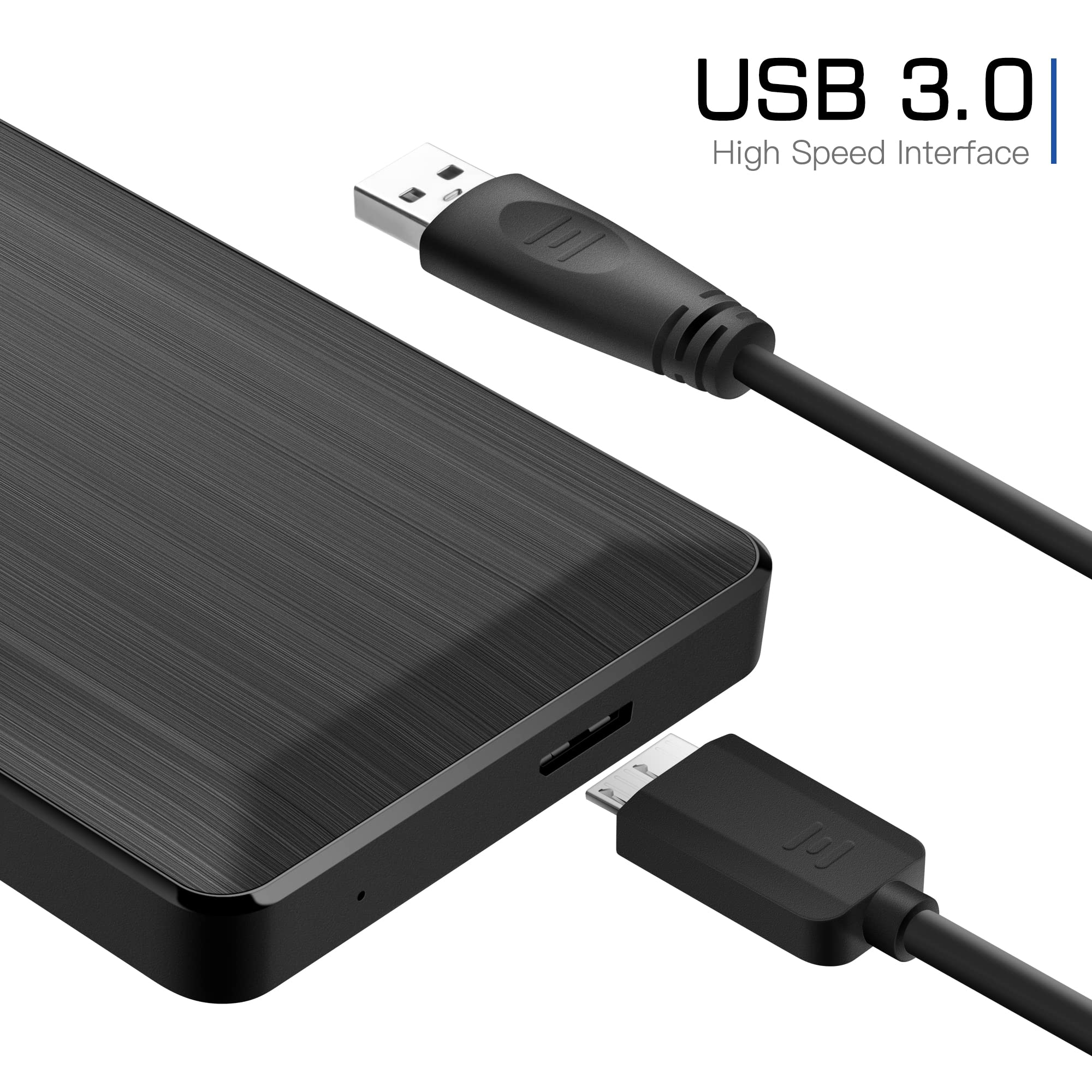 Foto 5 pulgar | Disco Duro Externo Portátil UnionSine 500GB USB 3.0 HDD Multicolor