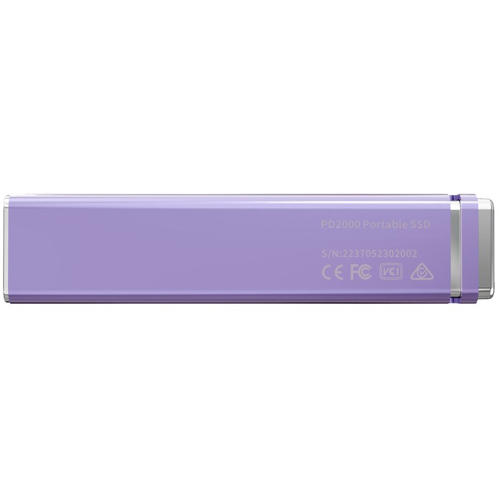 Foto 6 pulgar | Unidad De Estado Solido Ssd Externo 4tb Biwin Pd2000 Usb-c 3.2 2000/1800 Mb/s Morado