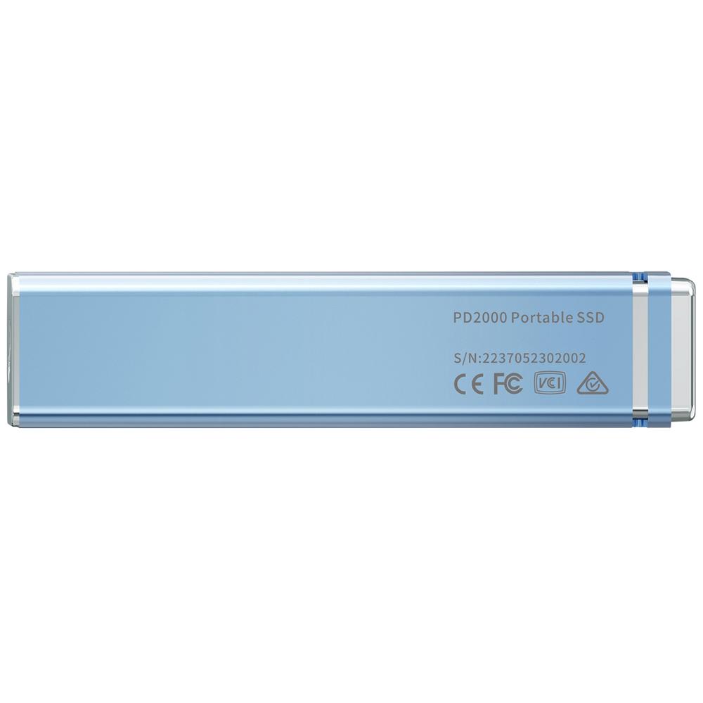 Foto 6 pulgar | Unidad De Estado Solido Ssd Externo 4tb Biwin Pd2000 Usb-c 3.2 2000/1800 Mb/s Azul