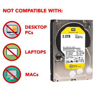 Foto 2 | Disco Duro Western Digital Re Wd3001fyyg 3 Tb Sas 6 Gb/s - Venta Internacional.