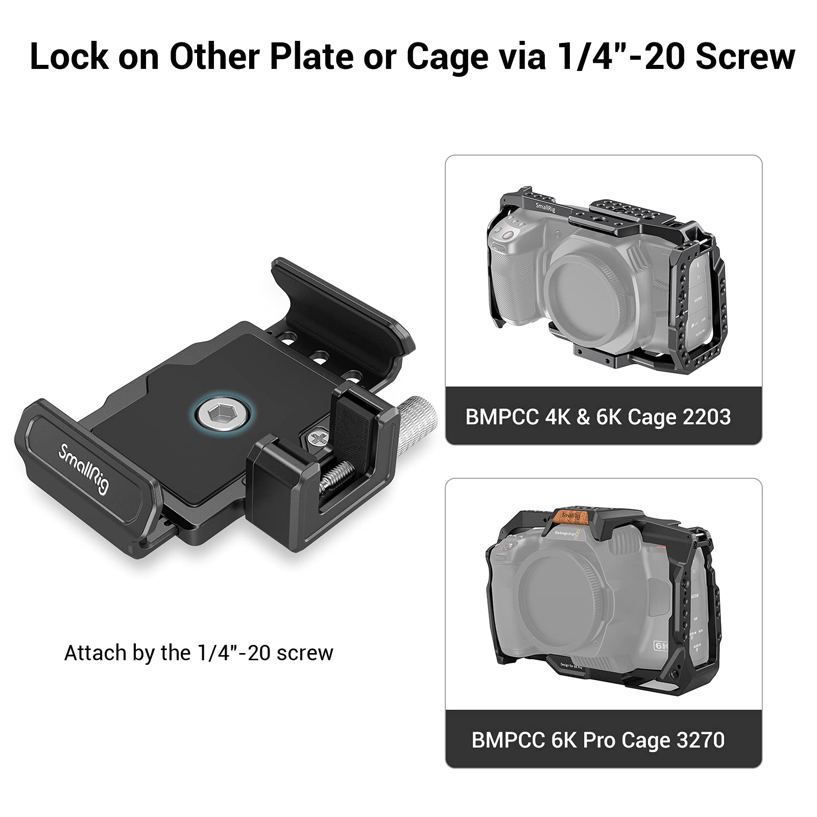 Foto 5 pulgar | Soporte de Montaje SSD SmallRig para Samsung T5/T7 - Sandisk T5/T7 - Venta Internacional