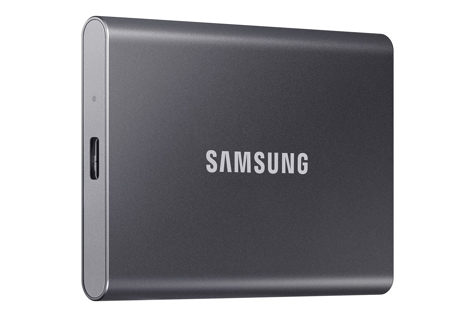 Foto 2 | Ssd Portátil Samsung T7 De 500 Gb Usb 3.2 Gen. 2, Color Gris Titanio - Venta Internacional.
