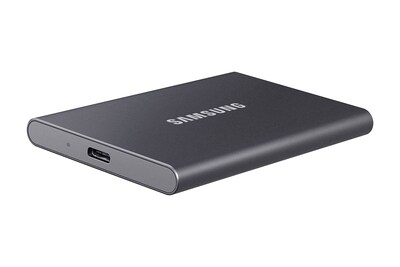 Foto 4 | Ssd Portátil Samsung T7 De 500 Gb Usb 3.2 Gen. 2, Color Gris Titanio - Venta Internacional.