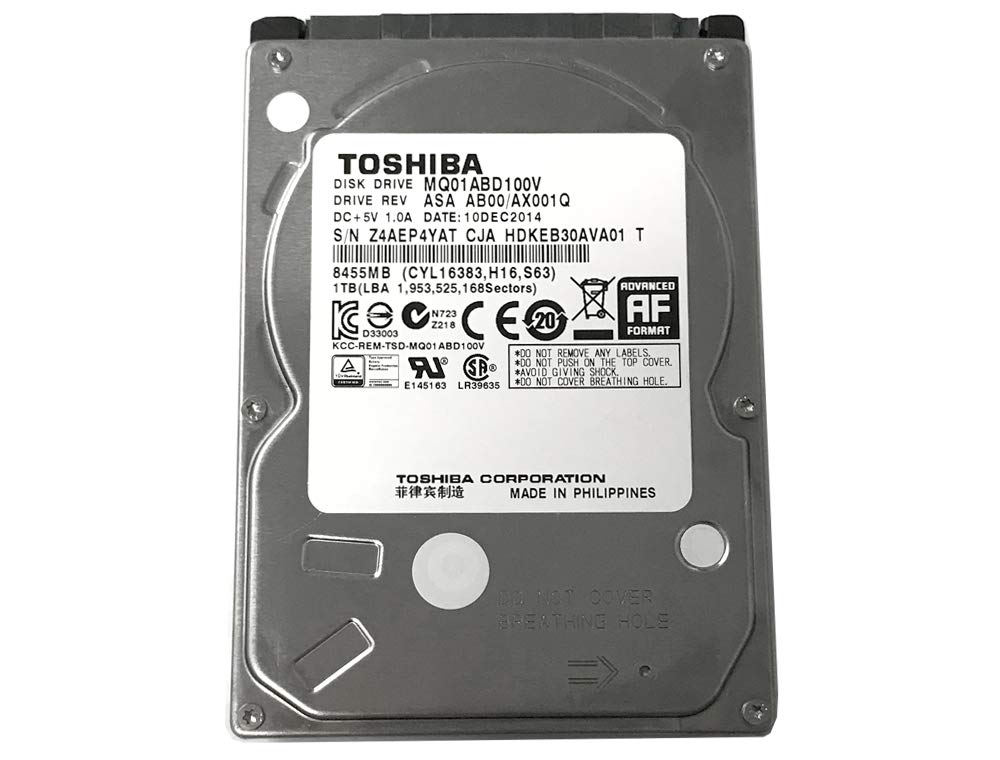 Foto 2 pulgar | Disco Duro Toshiba 1 Tb 5400 Rpm 2.5'' Sata 3.0 Gb/s Ps3/ps4 - Venta Internacional.