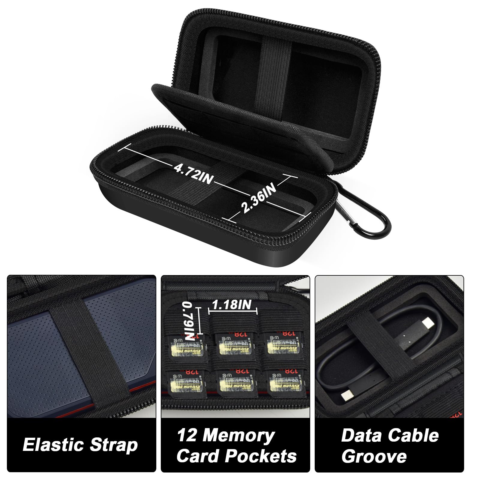 Foto 3 | Funda De Almacenamiento Compatible Con Sandisk Extreme Pro Ssd De 1 Tb  2 Tb Y 4 Tb - Venta Internacional.