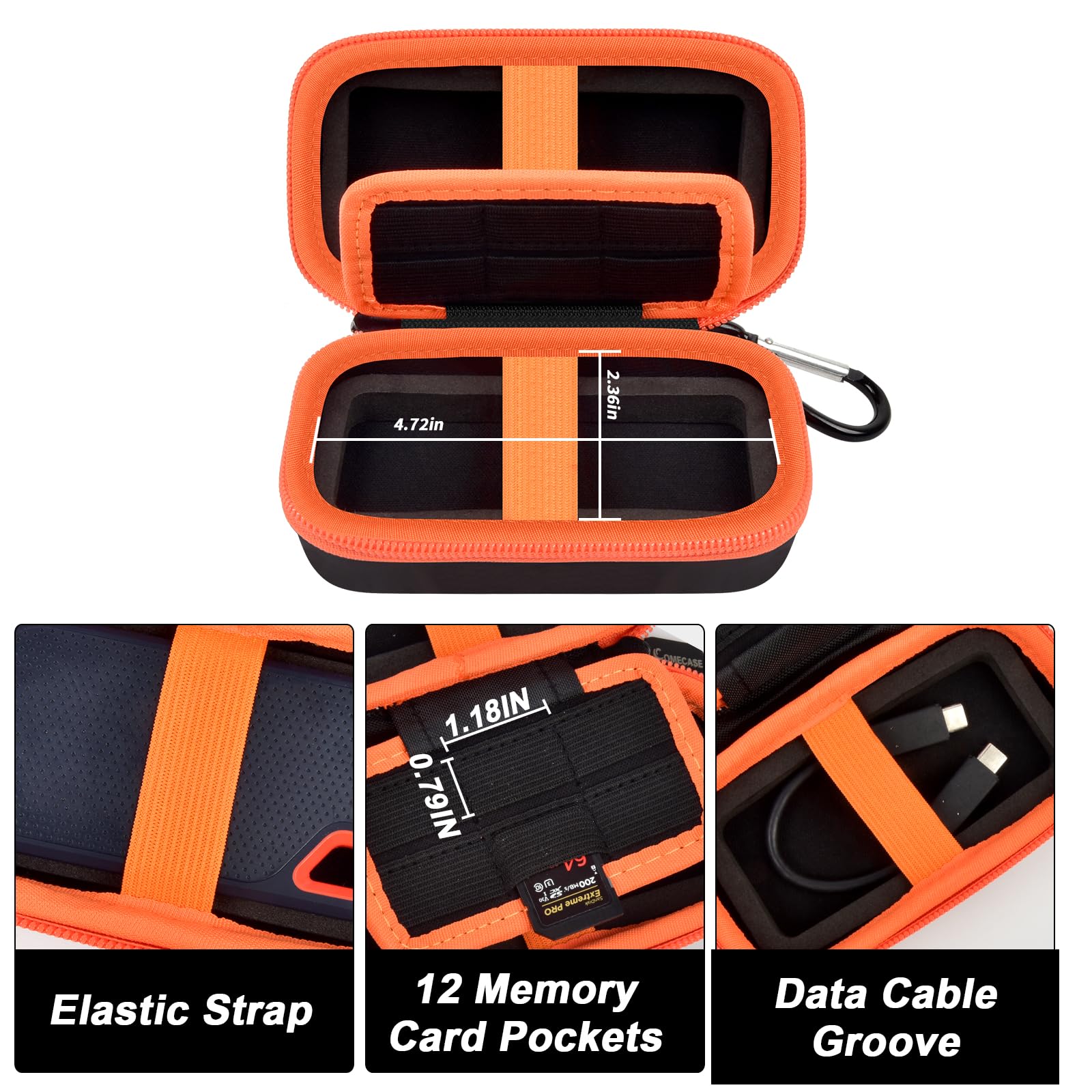 Foto 4 pulgar | Funda De Almacenamiento Compatible Con Sandisk Extreme Pro Ssd De 1 Tb  2 Tb Y 4 Tb - Venta Internacional.