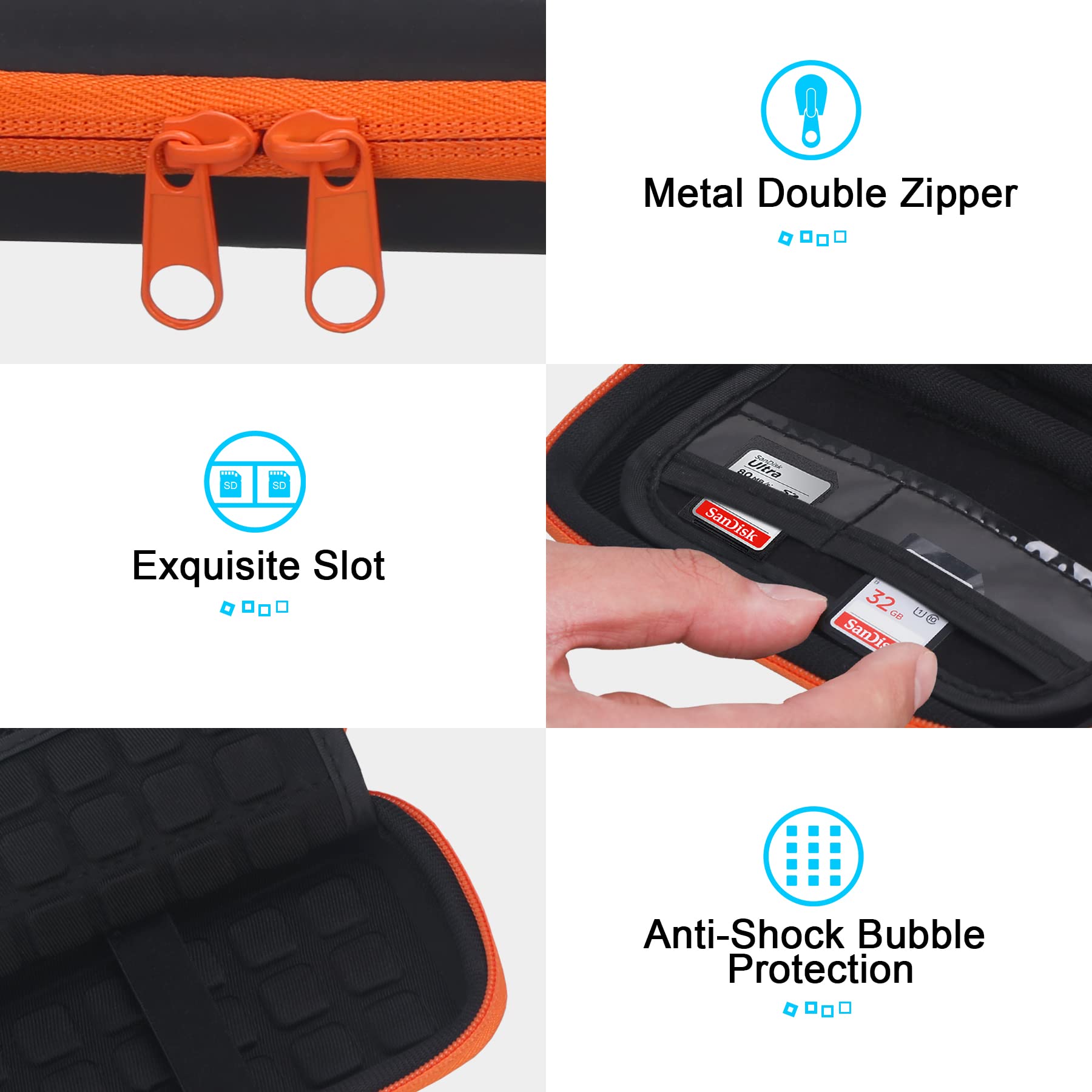 Foto 3 | Funda De Transporte Lacdo Para Sandisk Extreme Pro/portable Ssd - Venta Internacional.