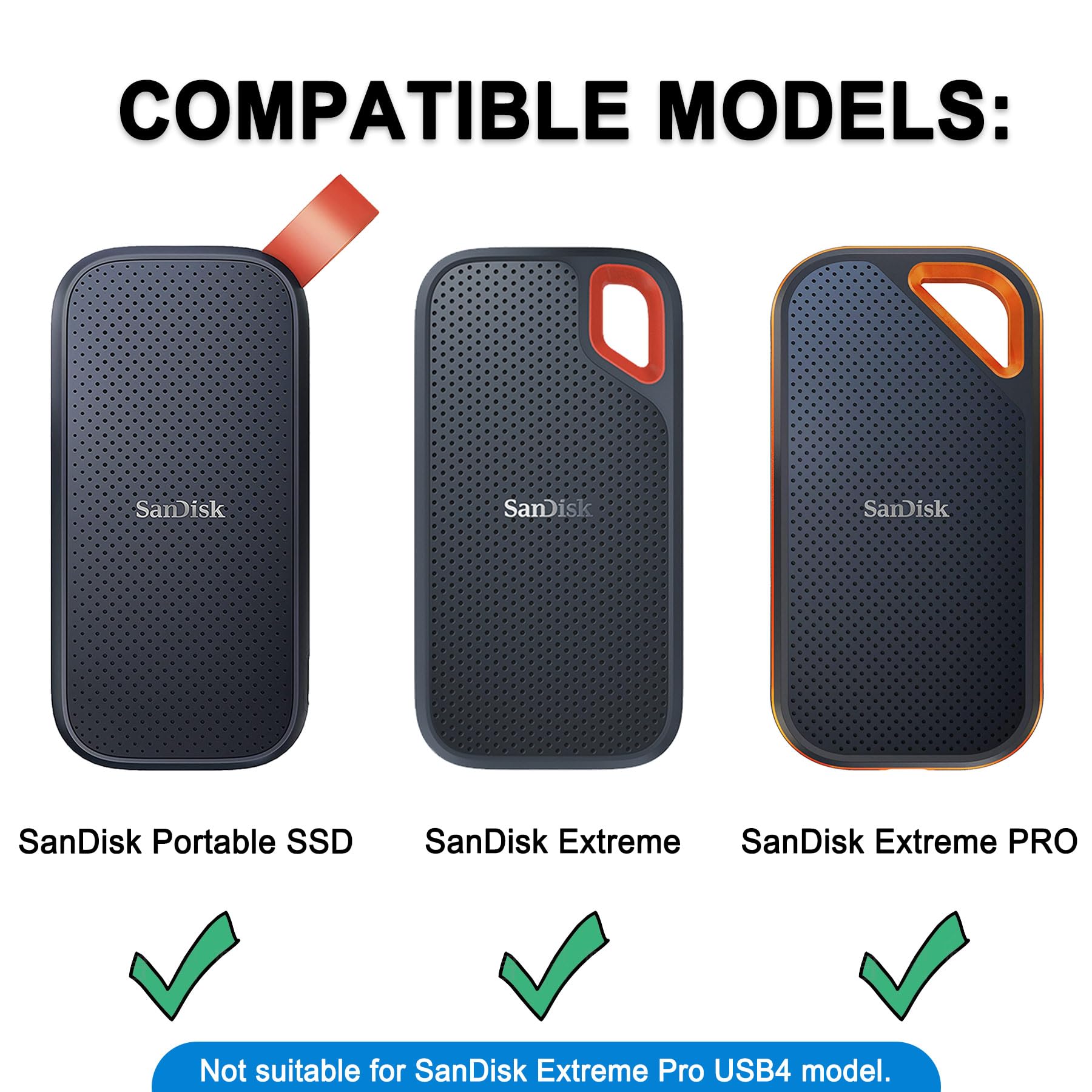 Foto 3 pulgar | Funda De Transporte Lacdo Para Sandisk Extreme Pro/extreme Ssd - Venta Internacional.