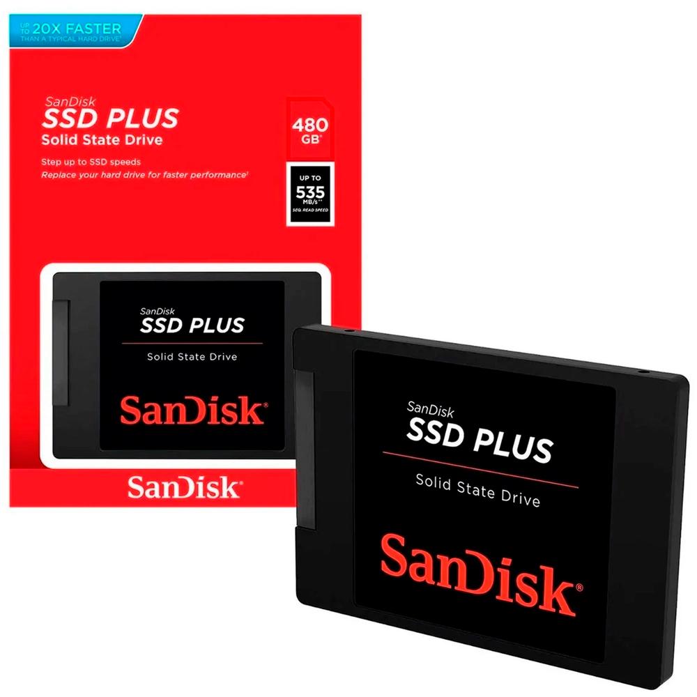 Foto 4 | Unidad De Estado Solido Ssd 2.5 480gb Sandisk Plus Sata Iii 535/445 Mb/s Sdssda-480g-g26
