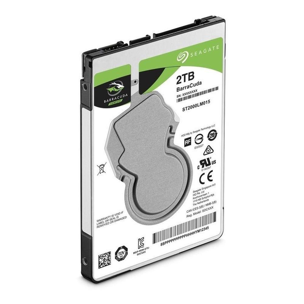 Foto 2 | Disco Duro Interno de 2 Tb Seagate Barracuda ST2000LM015 color Gris