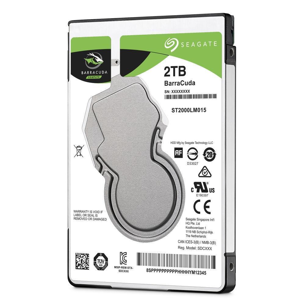 Foto 3 | Disco Duro Interno de 2 Tb Seagate Barracuda ST2000LM015 color Gris