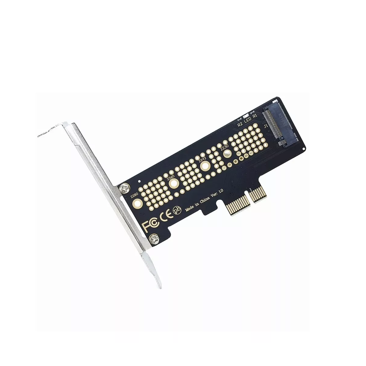 Foto 2 pulgar | Adaptador Pcie Pcie/x16/x8/x4/x1 Ssd. Eo Safe Imports Esi-8558 Plata