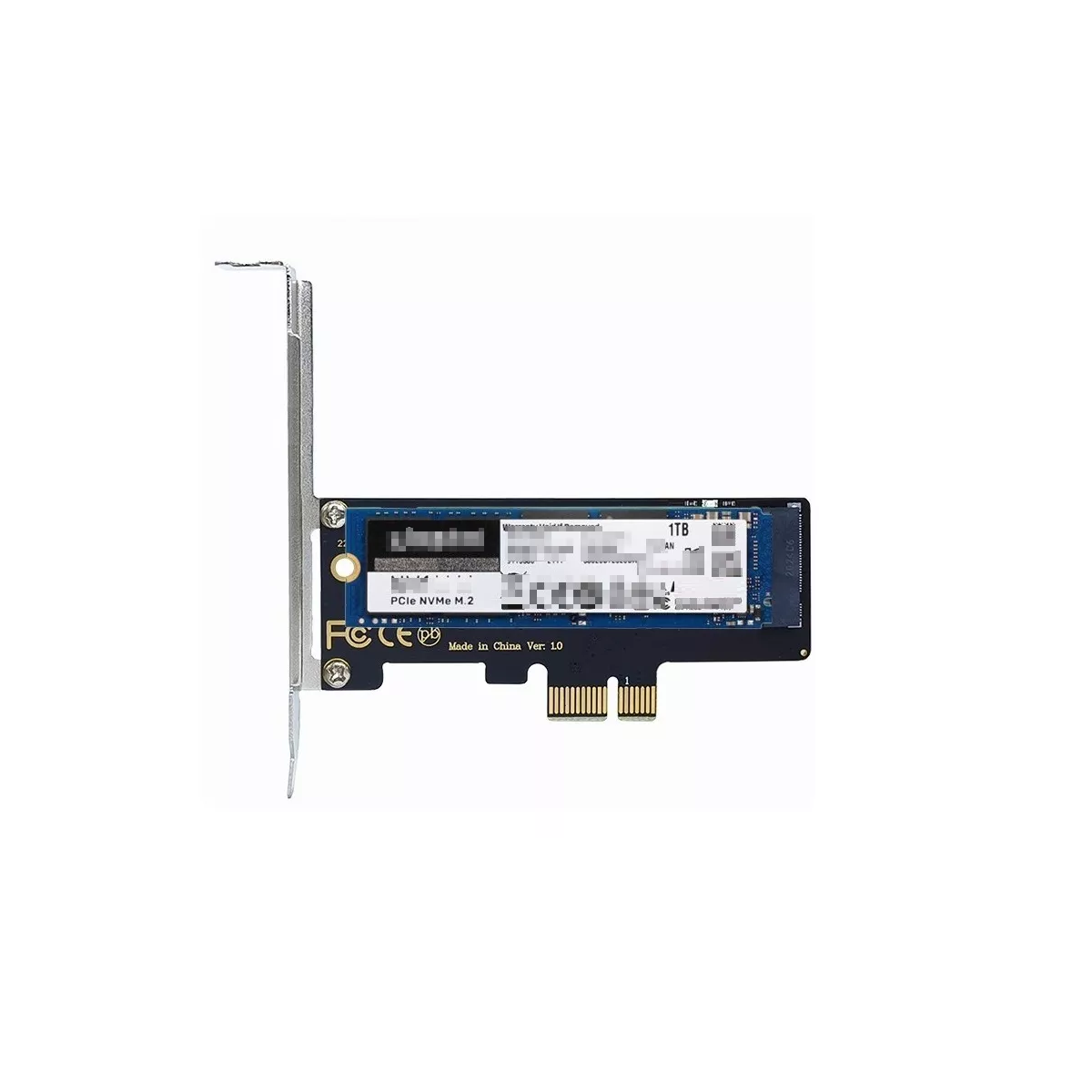 Foto 4 pulgar | Adaptador Pcie Pcie/x16/x8/x4/x1 Ssd. Eo Safe Imports Esi-8558 Plata