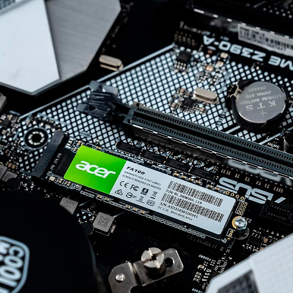 Foto 5 | Unidad de Estado Sólido SSD M.2 256GB Acer Fa100 Nvme Pcie 3.0 3300/2700 MB/S Bl.9bwwa.118 color Verde