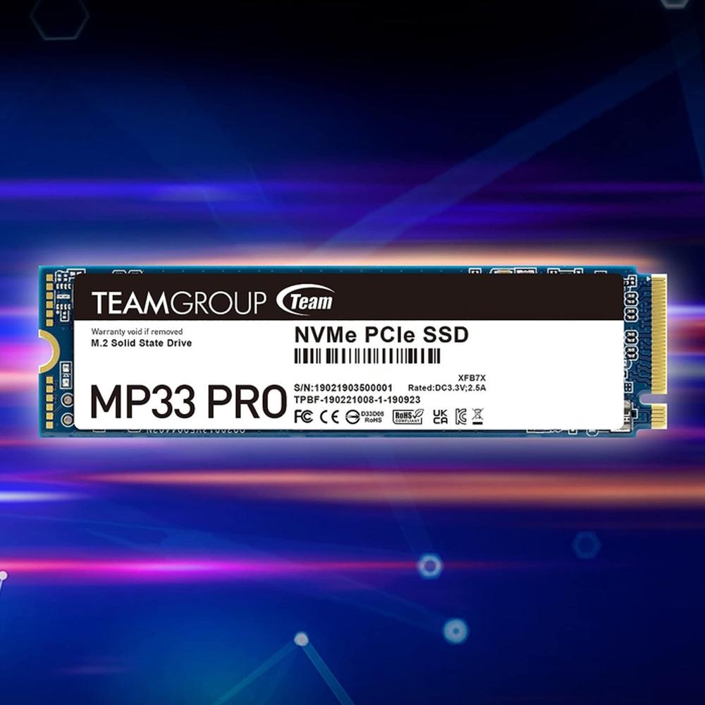 Foto 5 | Unidad de Estado Sólido SSD M.2 1tb Team Group Mp33 Pro Nvme Pcie 3.0 2100/1700 Mb/s TM8FPD001T0C101