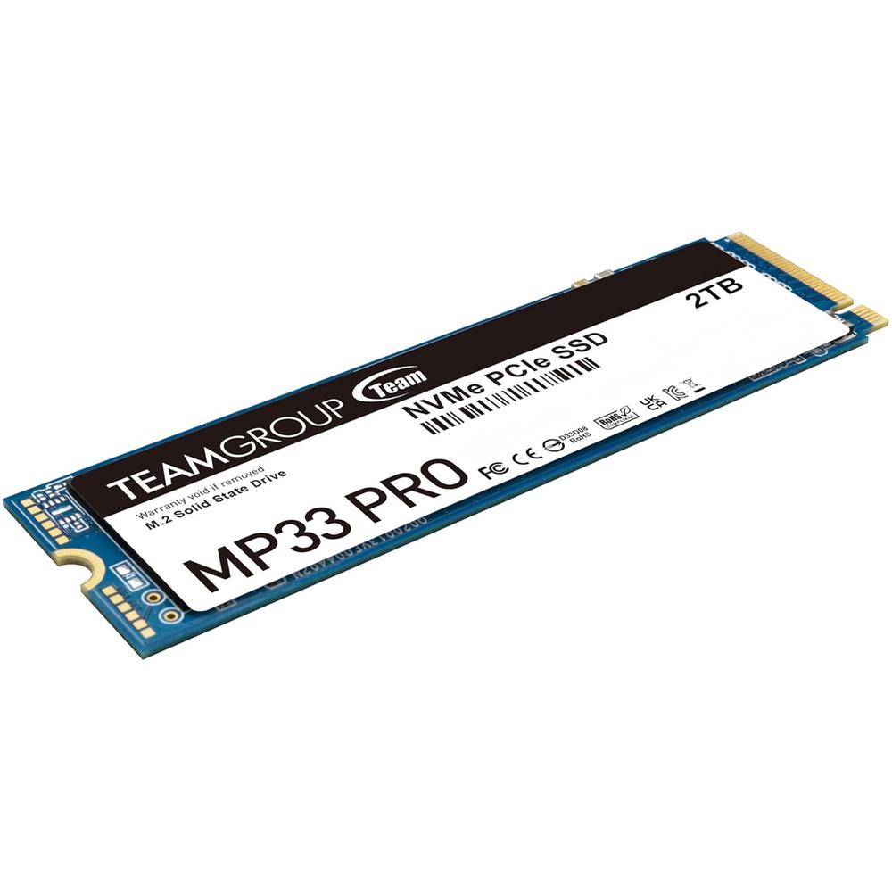 Foto 3 pulgar | Unidad De Estado Solido Ssd M.2 2tb Teamgroup Mp33 Pro Nvme Pcie 3.0 2100/1700 Mb/s Tm8fpd002t0c101