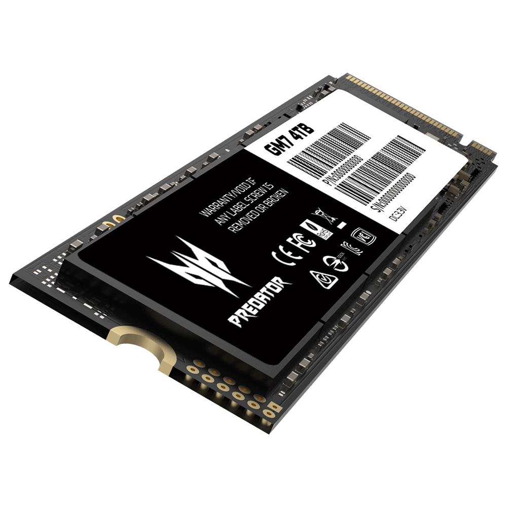 Foto 5 pulgar | Unidad de Estado Sólido SSD M.2 4 TB Acer Predator Gm7 Nvme 1.4 Pcie 4.0 7200/6300 Mb/s Bl.9bwwr.120